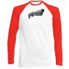 Long Sleeve Baseball T-Shirt, 160g, von FRUIT Miniaturansicht